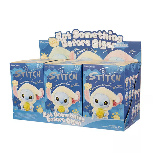 MINISO Stitch Eat Something Before Sleep Series Vinyl Figure Blind Box (6 Pieces) Complete
