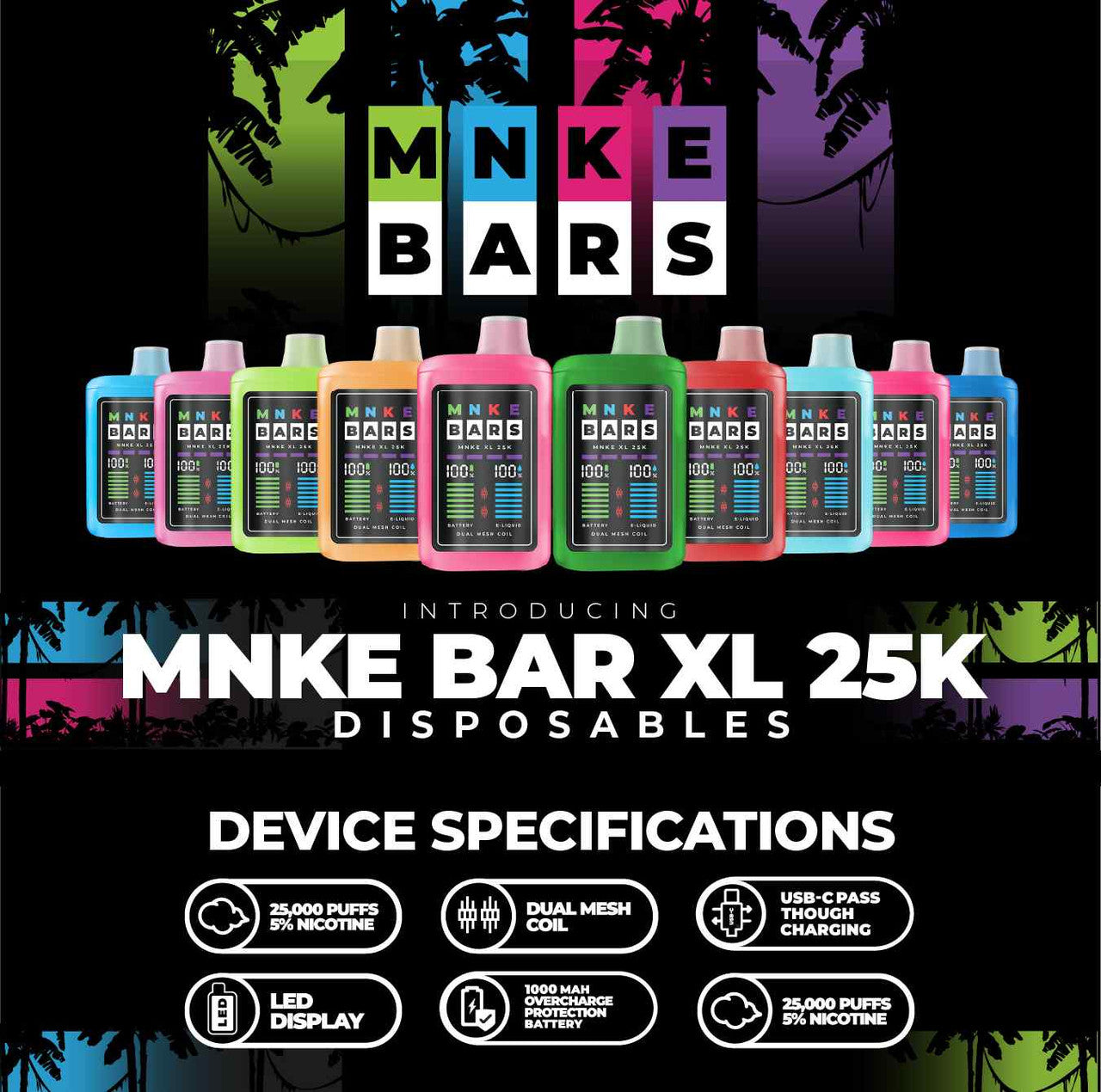 MNKE Bars MNKE XL 25,000