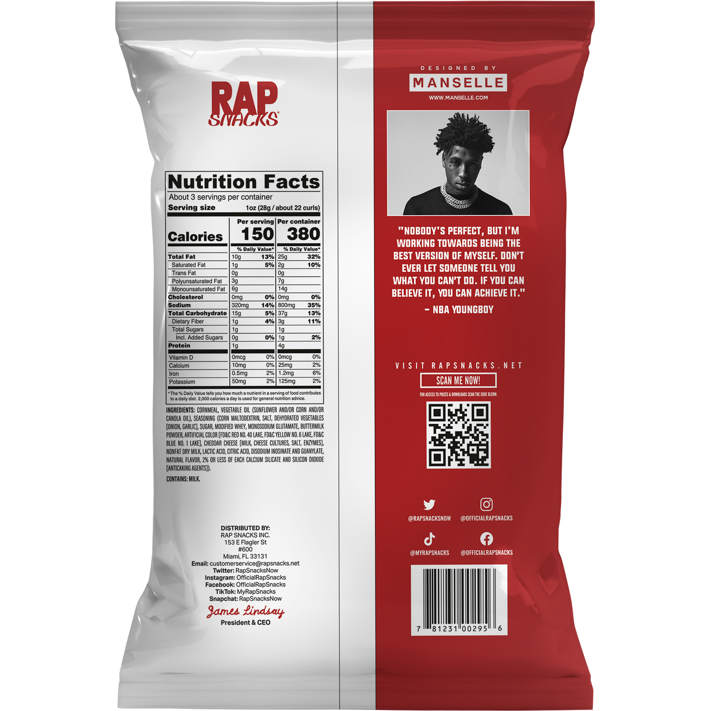 NBA YoungBoy Blazin Hot Crunchies | 6 Bags