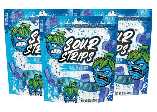 Blue Raspberry Party Pack-Three Pack
