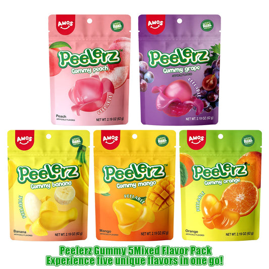 Peelerz - Peelable Gummy（Mix Flavor-5 bags）- 62g/bag