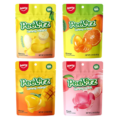 Peelerz - Peelable Gummy (Mix Flavor-4 bags) - 62g/bag