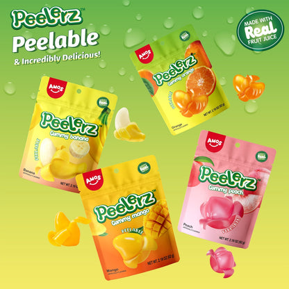 Peelerz - Peelable Gummy (Mix Flavor-4 bags) - 62g/bag