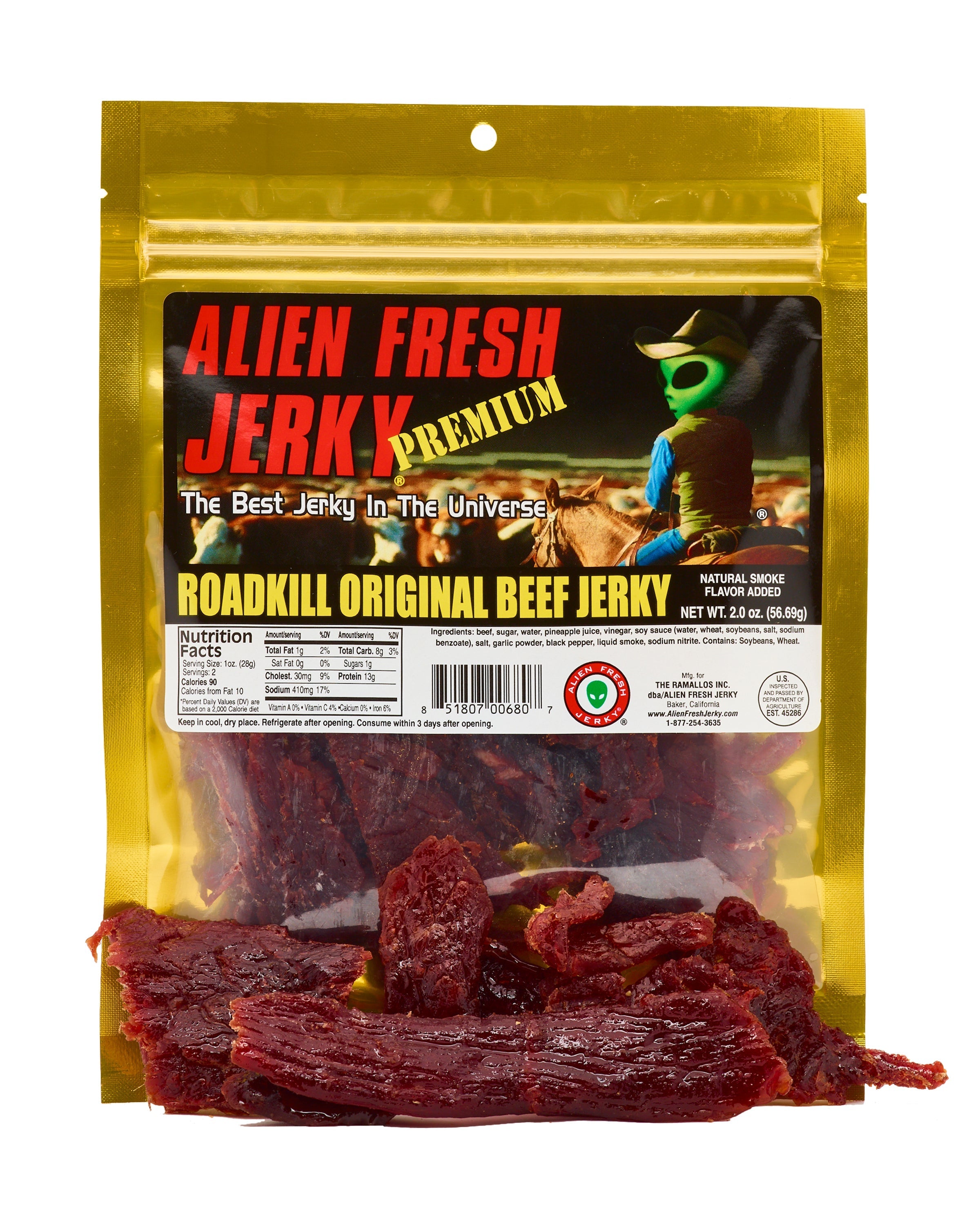 Roadkill Original Beef Jerky (2 oz)