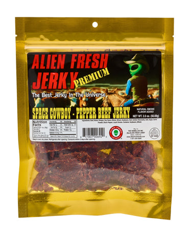 Space Cowboy Pepper Beef Jerky (2 oz)