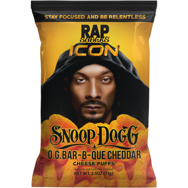 Snoop Dogg O.G. Bar-B-Que Cheddar Puffs | 6 Bags