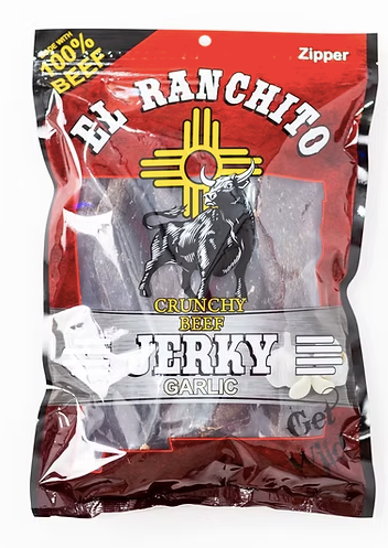 El Ranchito Jerkey Carne Seca Garlic 6 OZ