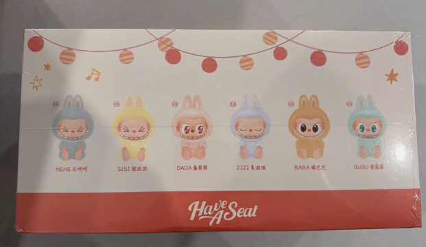 POP MART LABUBU Have A Seat Monsters Vinyl Plush FULL SET SEALED USA