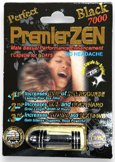 PremierZen Perfect Black 7000 Male Enhancement Capsule Time Size Stamina