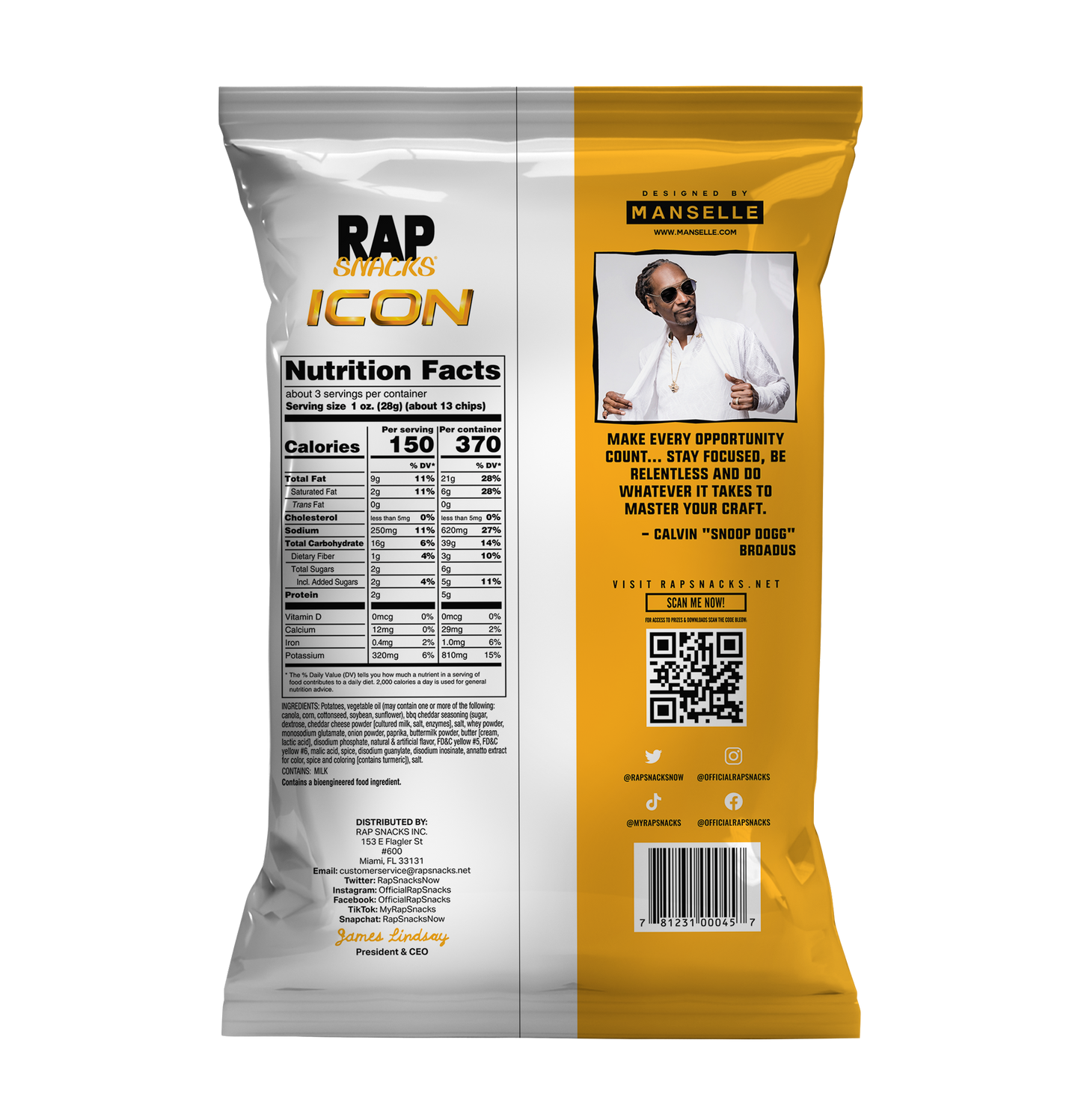 Snoop Dogg | OG Bar-B-Que Cheddar(6 Bags)