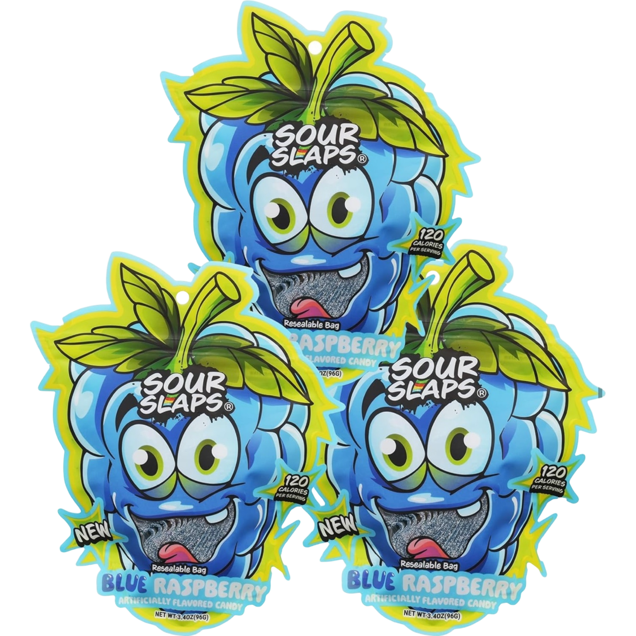 Sour Slaps Blue Raspberry 12 Count