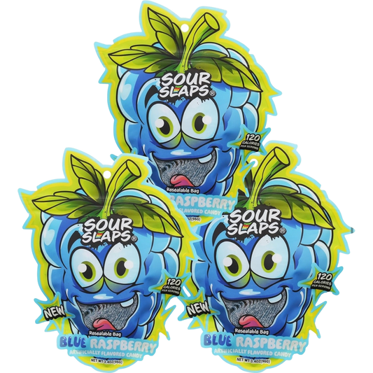 Sour Slaps Blue Raspberry 12 Count