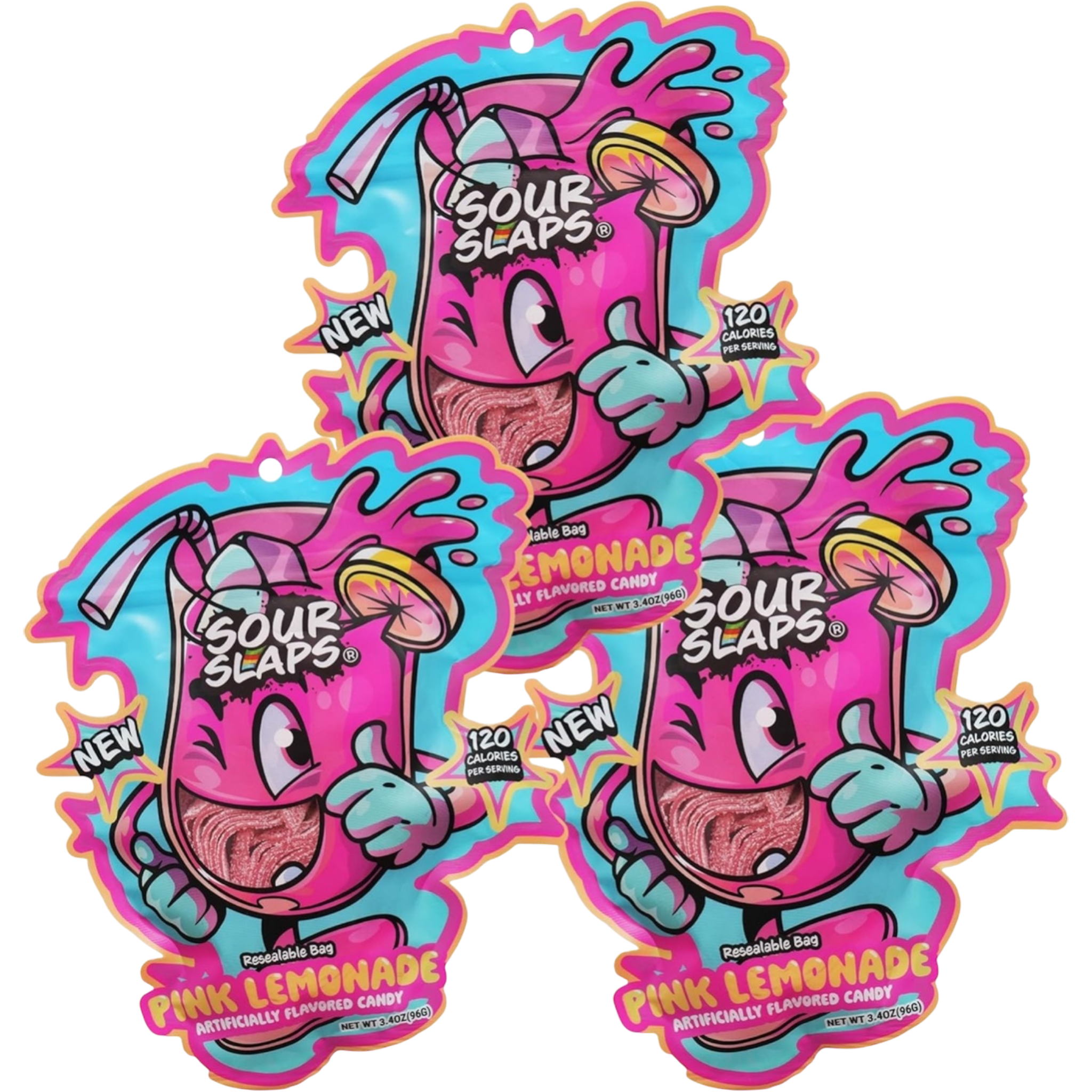 Sour Slaps Pink Lemonade 12 Count