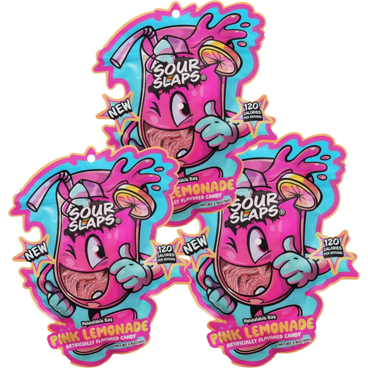 Sour Slaps Pink Lemonade 12 Count