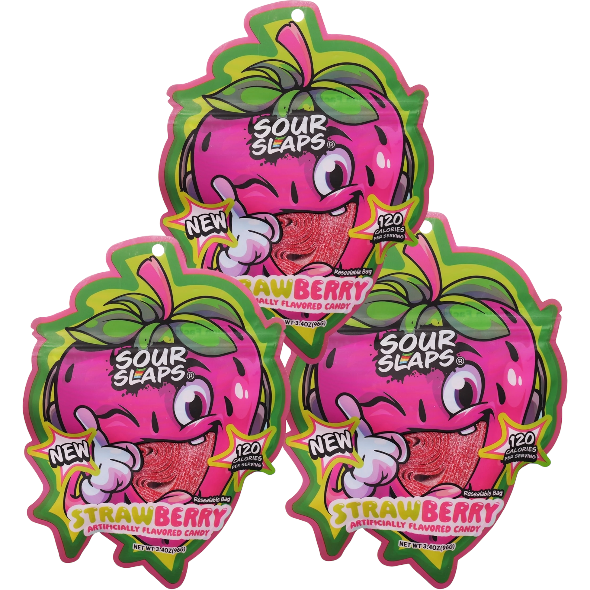 Sour Slaps Strawberry 12 Count