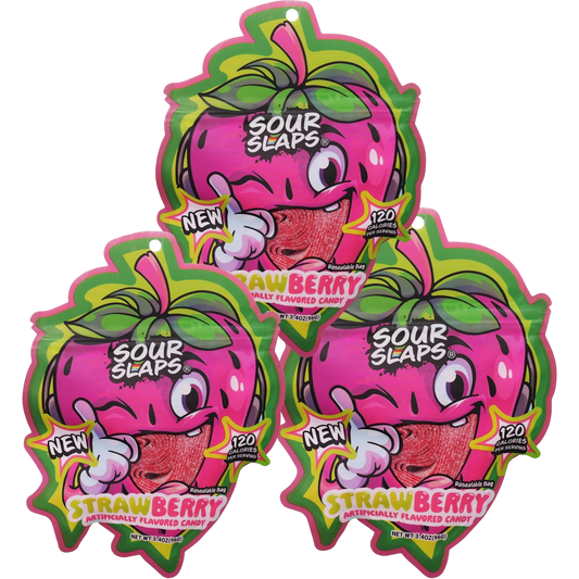 Sour Slaps Strawberry 12 Count