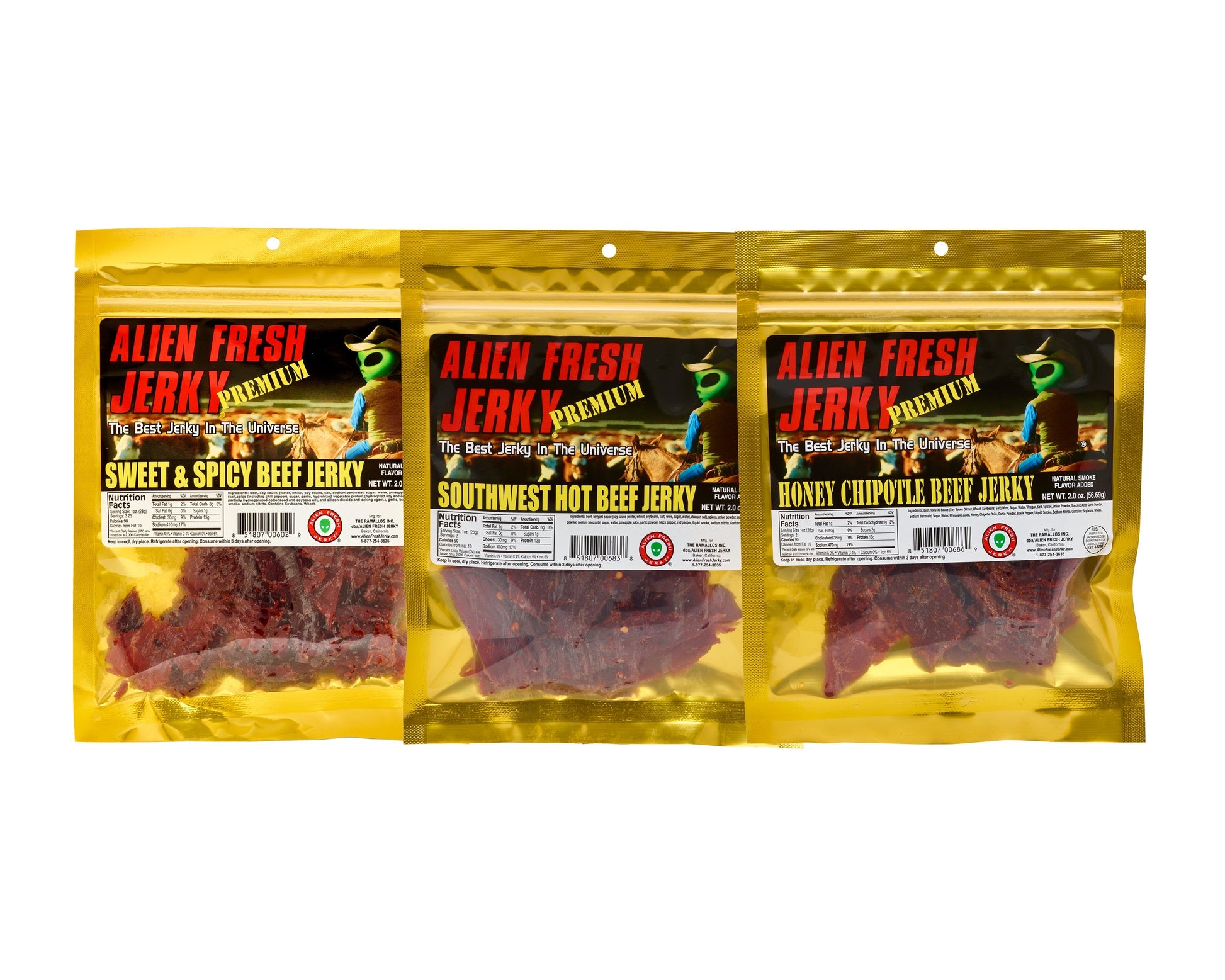3-Pack - The Classics Sweet & Spicy Pack (2oz Snack Bags)