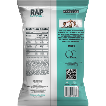 Migos | White Cheddar with a Dab of Ranch Cheese Puffs (6 Bags)