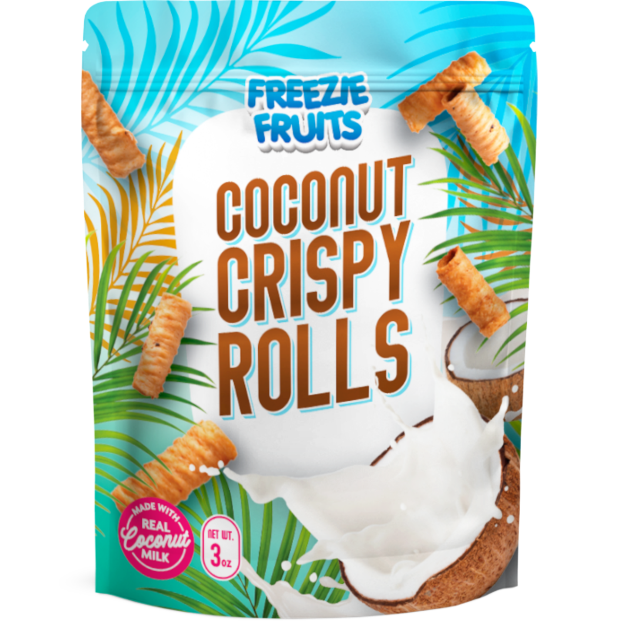 Freezie Fruits Coconut Crispy Rolls 3 oz