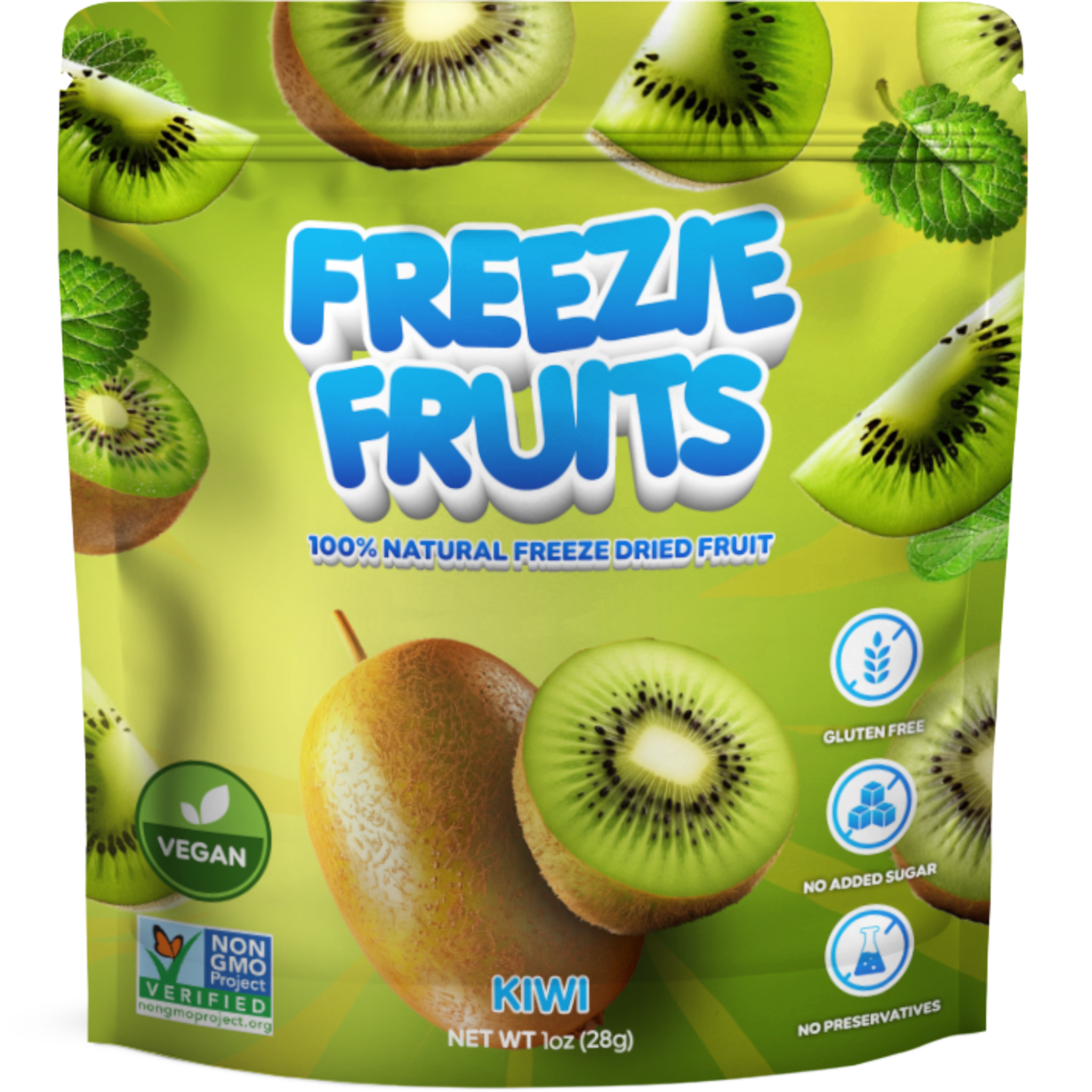 Freezie Fruits Kiwi 1.0 oz