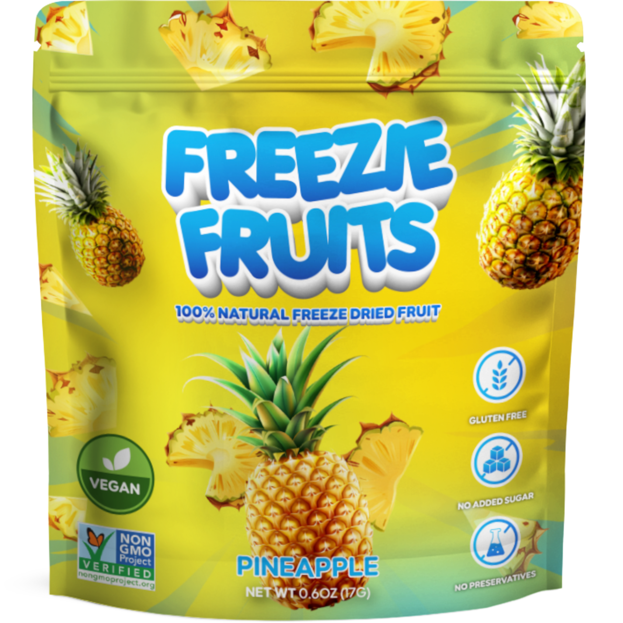 Freezie Fruits Pineapple 0.6 oz