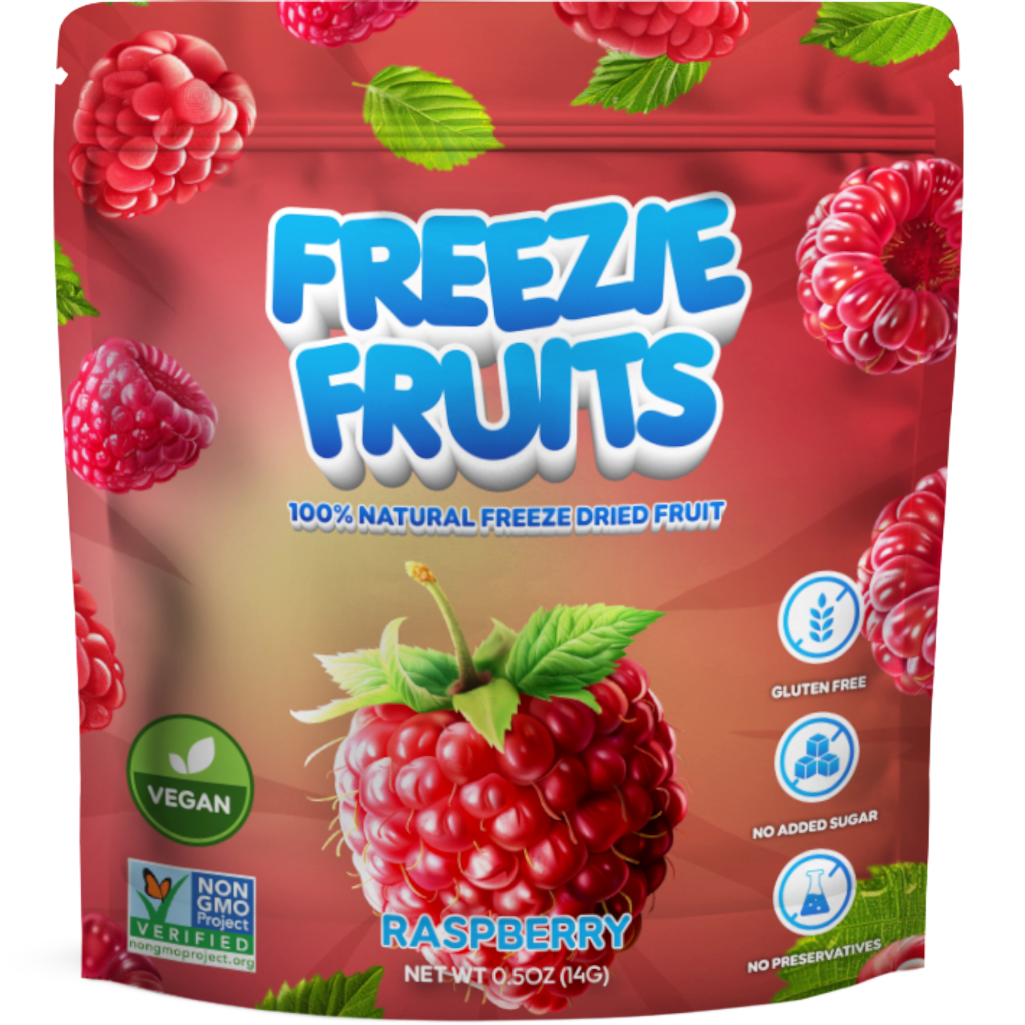 Freezie Fruits Raspberry 0.5 oz