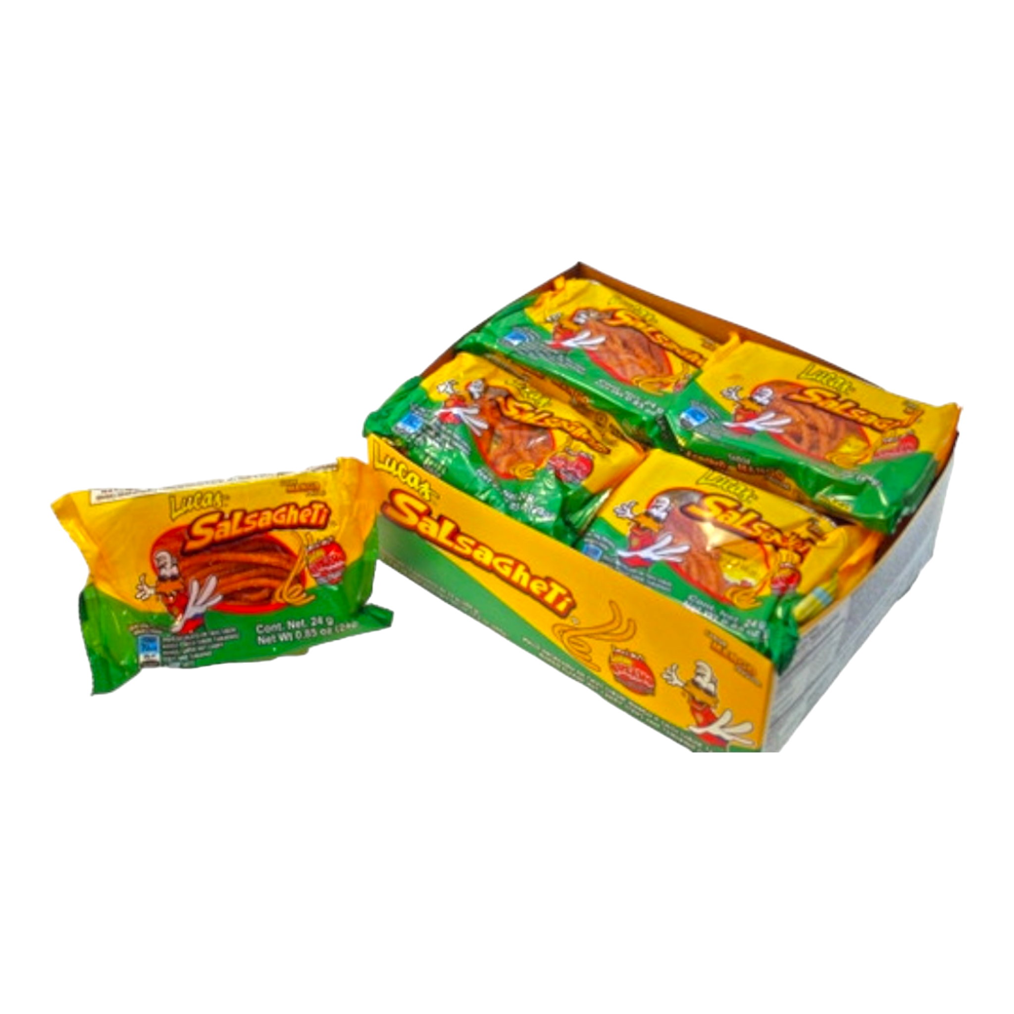 Lucas Salsagheti Mango 12 Count