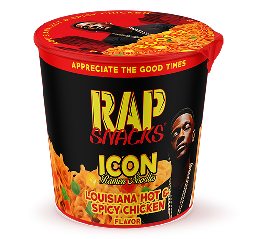 Louisiana Hot & Spicy Chicken Ramen Boosie | (12) 2.25oz Cups