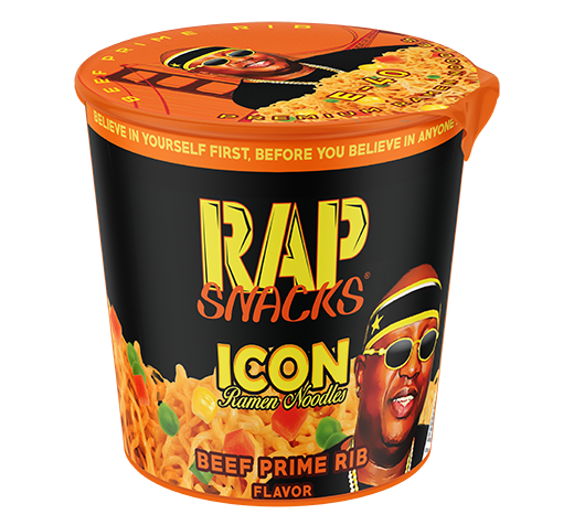 Beef Prime Rib Ramen Noodles E-40 | (12) 2.25oz Cups