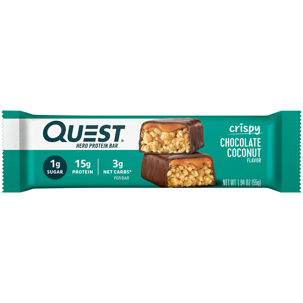 Chocolate Coconut Crispy Hero Protein Bars