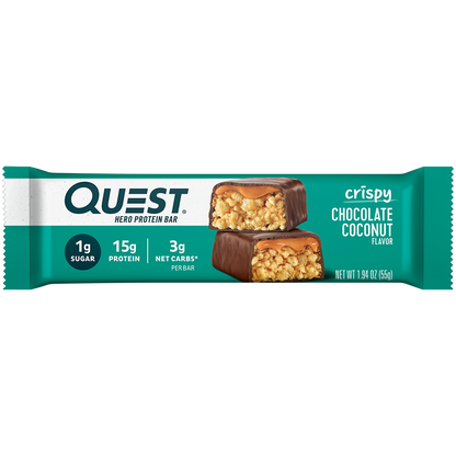 Chocolate Coconut Crispy Hero Protein Bars