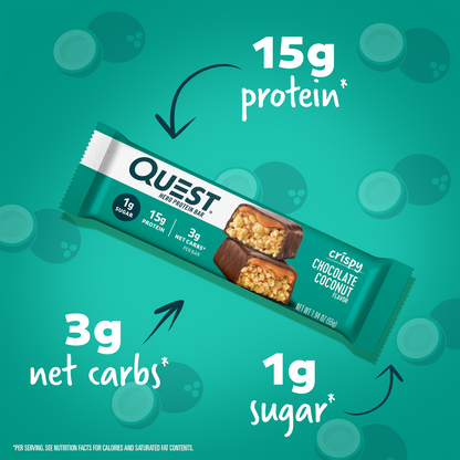Chocolate Coconut Crispy Hero Protein Bars