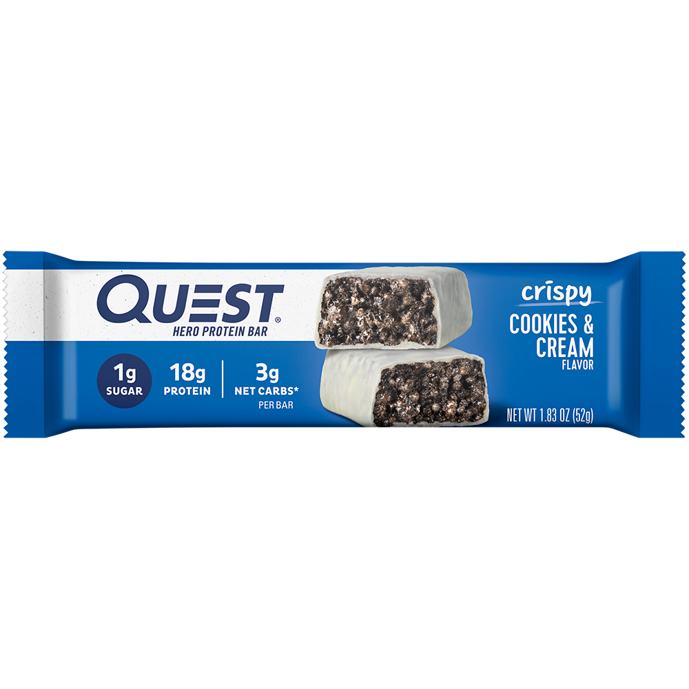 Cookies & Cream Crispy Hero Protein Bars