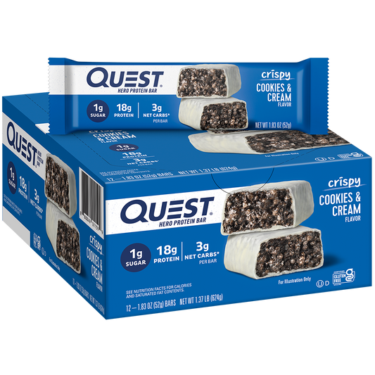 Cookies & Cream Crispy Hero Protein Bars