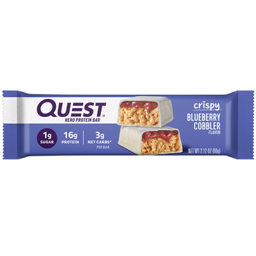 Blueberry Cobbler Crispy Hero Protein Bars