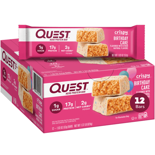 Birthday Cake Crispy Hero Bars