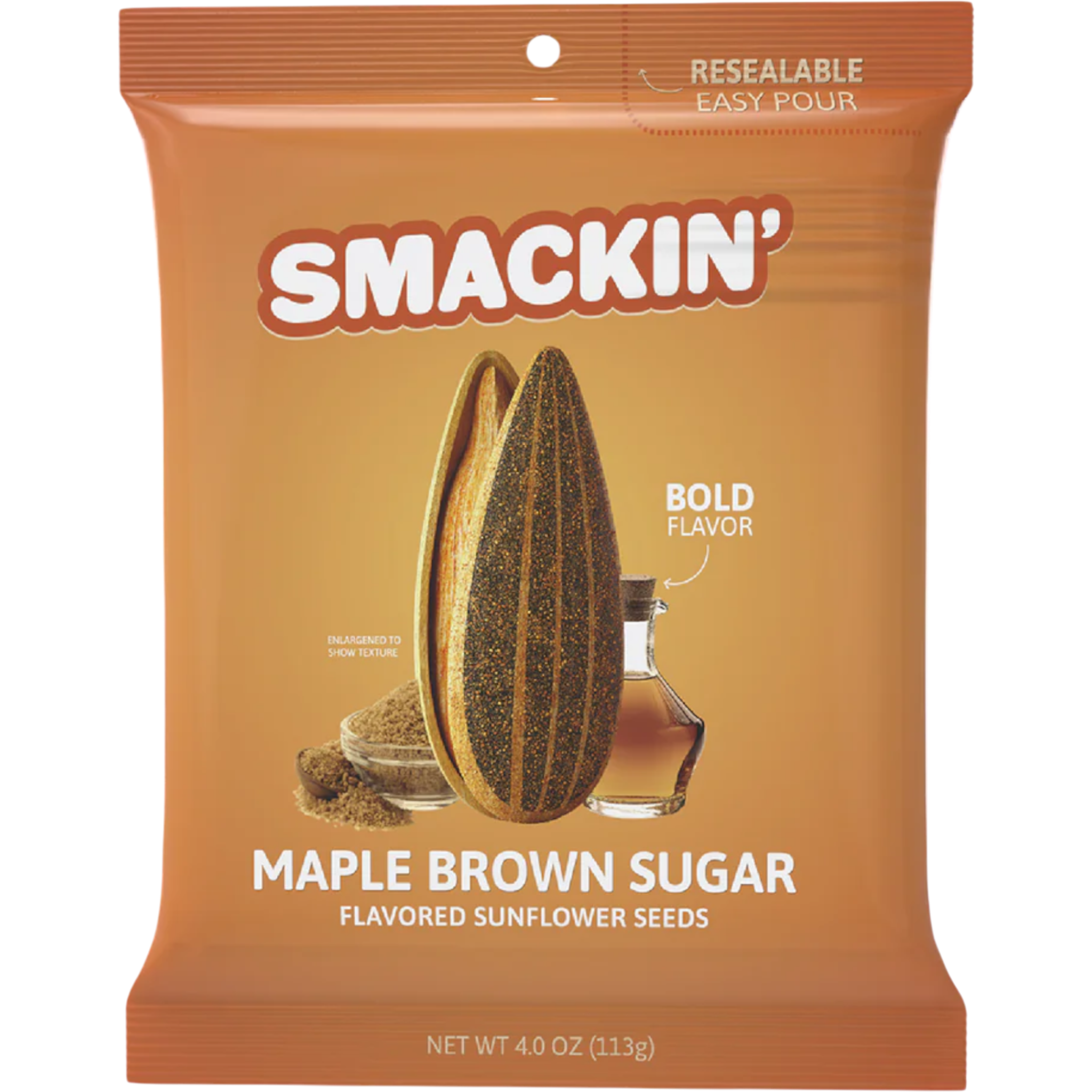 Smackin' Seeds Maple Brown Sugar 4 oz- 12 Count